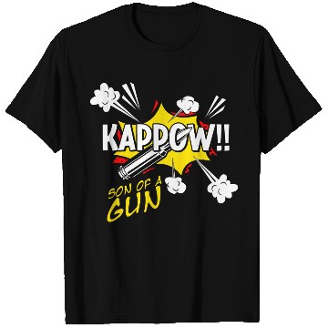 Discover Kappow Bullets Gun Explosion Big Bang Aesthetic T Shirts