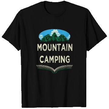 Discover Mountain Camping Wildlife Hiking Outdoor Hiker Cam T Shirts