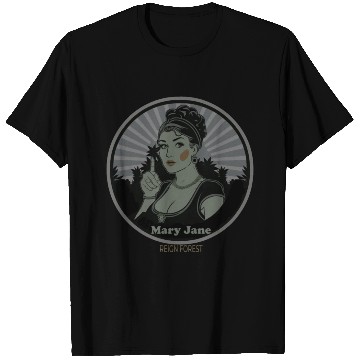 Discover Mary Jane Lady Marijuana Funny Graphic T Shirts