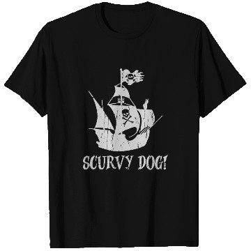 Discover Scurvy dog! - Pirate T Shirts