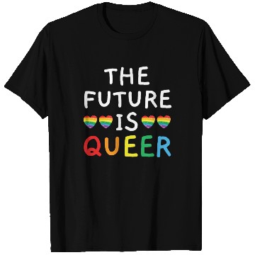Discover The Future Is Queer LGBTQ Rainbow Pride Month T Shirts