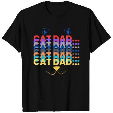 Discover Cat Dad, Cat Lover, Gift For Dad, Cute cat dad T Shirts
