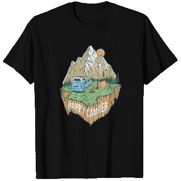 Discover Happy Camper Explore The Nature T Shirts