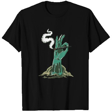 Discover Marijuana in Zombie Hand T Shirts