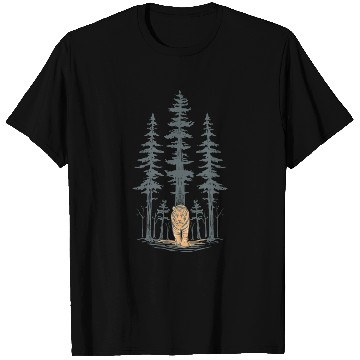 Discover Tiger in the Woods T Shirts