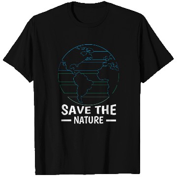 Discover Minimalist Save Nature Oceans Day Earth Day T Shirts