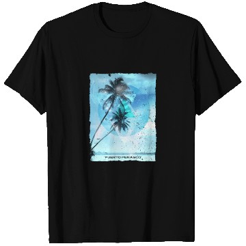 Discover Artistic Puerto Penasco Mexico Palm Tree Vacation T Shirts