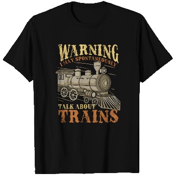 Discover Trains Railroad Train Lover T Shirts