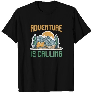 Discover Adventure is calling Mountain lover Hiking T Shirts