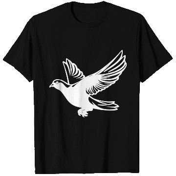 Discover Pigeon In Flight With Wings T Shirts
