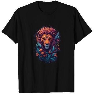 Discover Abstract lion T Shirts