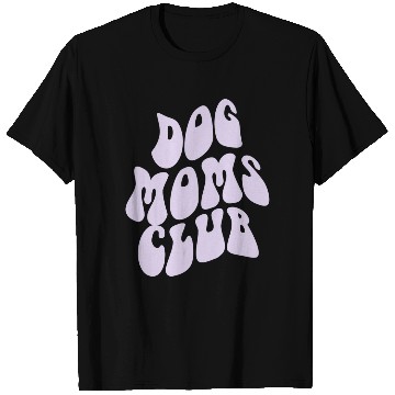 Discover Dog Moms Club retro Pet Lover T Shirts
