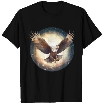 Discover Flying Bald Eagle T Shirts