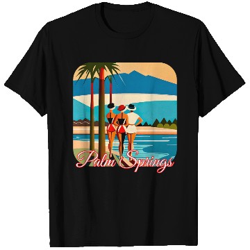 Discover Palm Springs Swim Club T Shirts