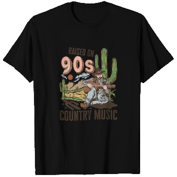 Discover Raised On 90's Country Music T Shirts