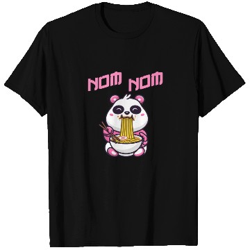 Discover Nom Nom China Japan Panda Ramen Noodles Noodle Fan T Shirts