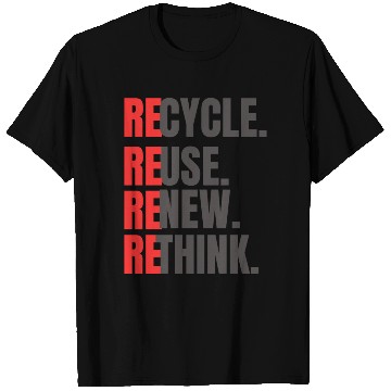 Discover Recycle use new think Classic T Shirts