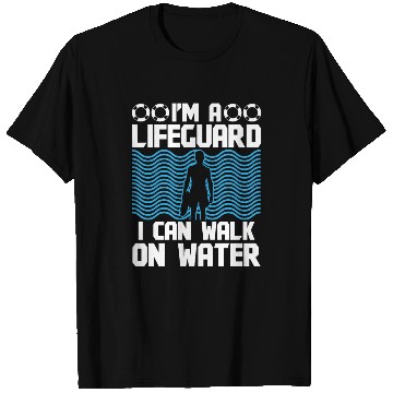 Discover Lifeguard can walk on water swimming pool guard T Shirts