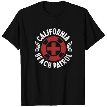 Discover Lifeguard california beach patrol pool guard T Shirts