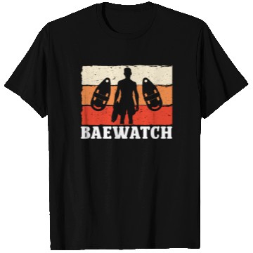 Discover Lifeguard baewatch swimming pool guard sea rescuer T Shirts