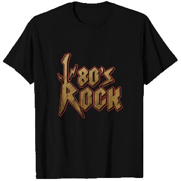 Discover 80s Rock Music Genre Eighties Vibe Retro Musician T Shirts