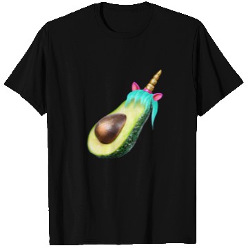 Discover Happy unicorn avocado T Shirts