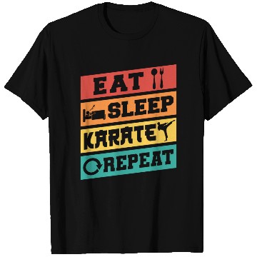 Discover Karate Belt Eat Sleep Karate Repeat T Shirts