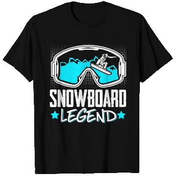 Discover Snowboarding Snowboard Legend T Shirts