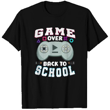 Discover Game Over Gaming Controller Back To School T Shirts