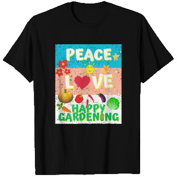 Discover Happy Gardening T Shirts design for him gift idea