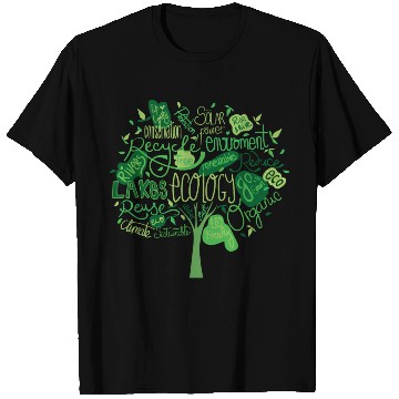 Discover Earth Tree Pro Environment Nature T Shirts