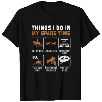 Discover Horse Lover Equestrian Riding Things I Do In My T Shirts