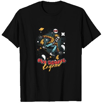 Discover OLD SCHOOL Legend Skateboard Pop-Art Style 242 T Shirts