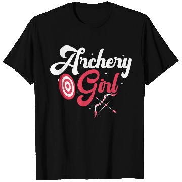 Discover Archery Girl Archer Target Bow & Arrows T Shirts
