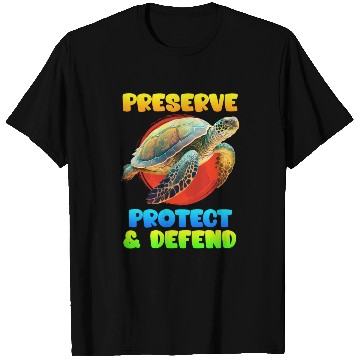 Discover Save Nature protected species Environment T Shirts