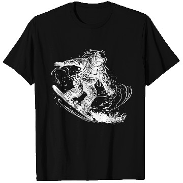 Discover Off Road Snowboarding Jump Style Cool Move T Shirts