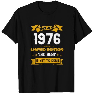 Discover May 1976 Birthday Surprise T Shirts
