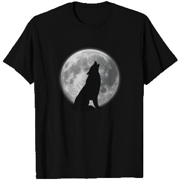 Discover Halloween Wolf Moonlight Wildlife Animal Design. T Shirts