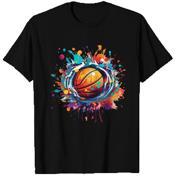 Discover basketball graffiti art T Shirts