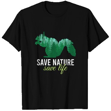 Discover Save Nature Save Life Design environment T Shirts