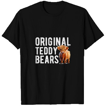 Discover Original Teddy Bears Highland Cow Scottish Cattle T Shirts