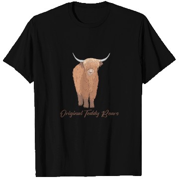 Discover Original Teddy Bears Highland Cow Scottish Cattle T Shirts