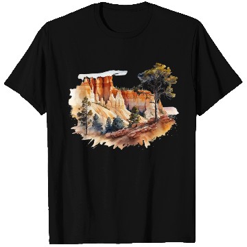 Discover Bryce Canyon Watercolor Wonderland T Shirts