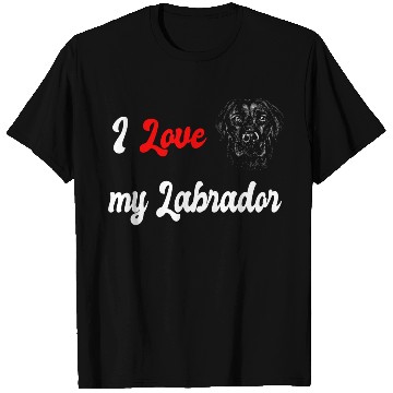 Discover I love my Labrador dog T Shirts