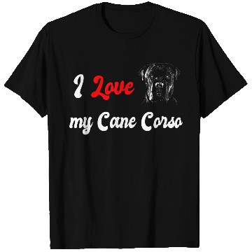 Discover I love my Cane Corso dog T Shirts