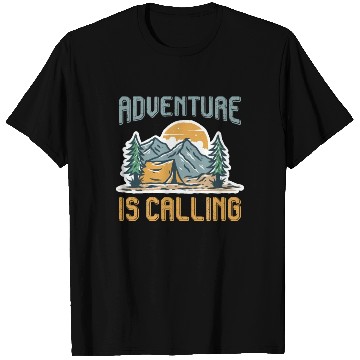 Discover Adventure is calling Mountain lover Hiking T Shirts