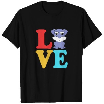 Discover Schnauzer Puppy I love My Miniature Schnauzer T Shirts