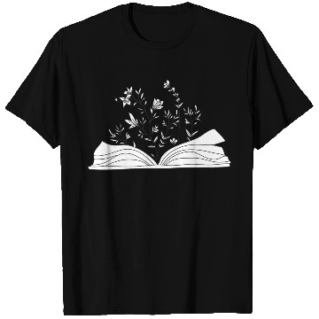 Discover flower book- aesthetic minimal design T Shirts