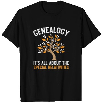 Discover Genealogy It's All About The Special Relativities T Shirts