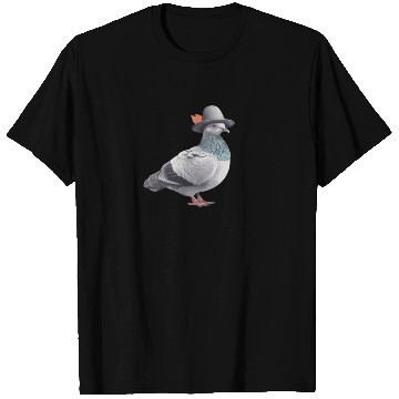 Discover Pigeon breeder breeding pigeon racing with hat T Shirts